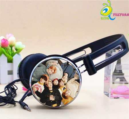 BTS DIY DEEP BASS หูฟังแบบพกพาสำหรับโทรศัพท์/MP3/MP4/คอมพิวเตอร์/PC/เพลงของขวัญ