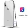 Qimiao Magnetic กรอบโลหะกระจกป้องกันมือถือป้องกันเคสหลังสำหรับ iPhone X 7 8 PLUS รุ่น: iPhoneX - INTL