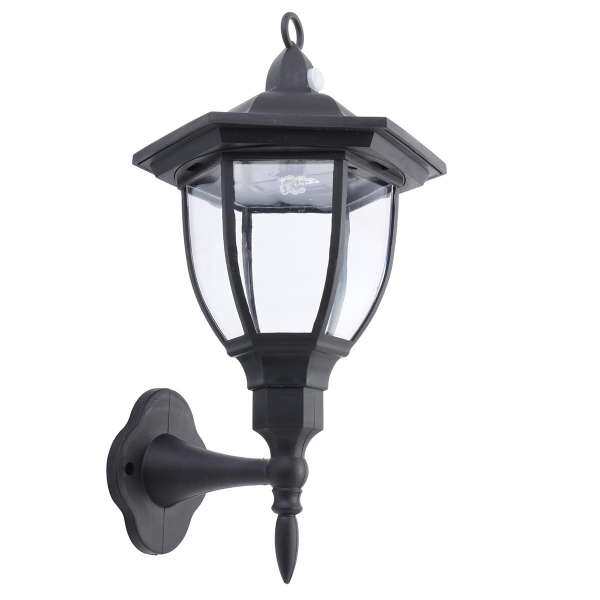 6 Sided Outdoor Wall Lantern Exterior Light Fixture Motion Sensor Garden Lamps - intl