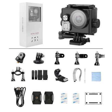 Akaso SO33 กล้องแอคชั่นแคมเมรา 1080 จุด Ultra HD 4 พันหมวกนิรภัย WIFI กันน้ำกล้องสำหรับกีฬาใหม่