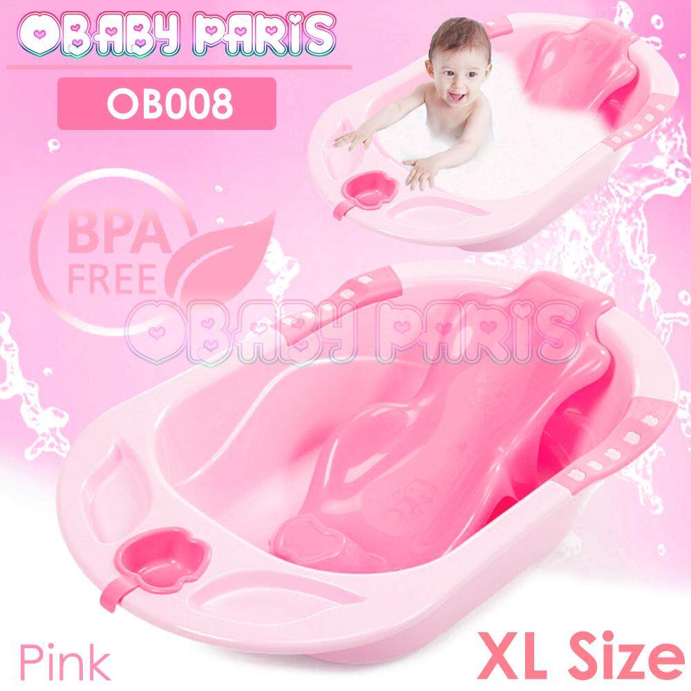 OBABY PARIS OB008 XL Size Baby Bath Tub with Support (Suitable for New Born till Age 5)