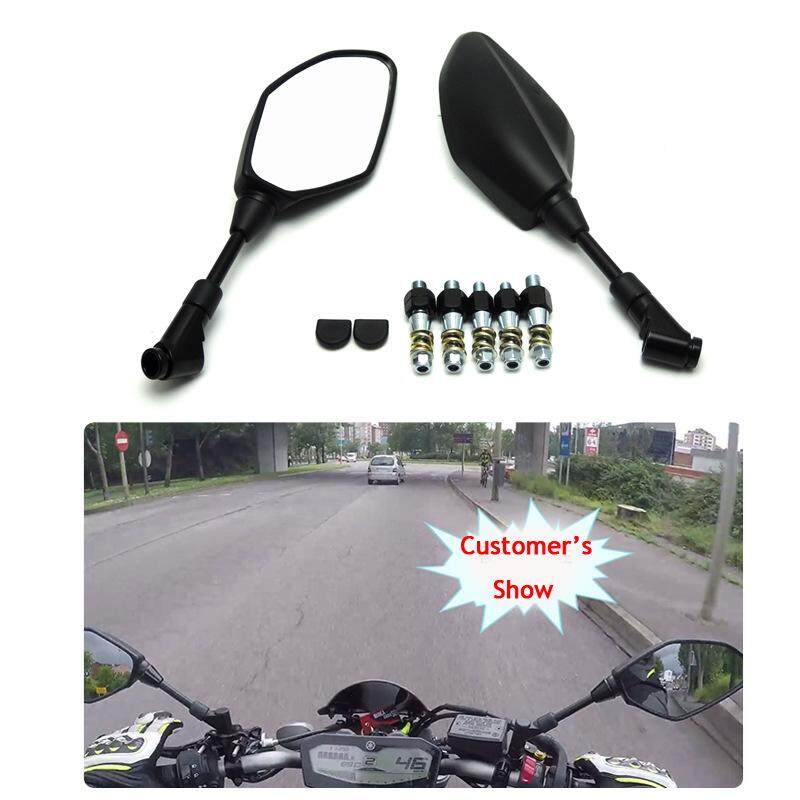 Motorcycle Rear View Mirrors Rearview Side Mirror Handlebar sides