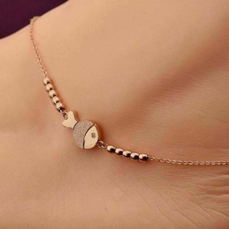 Exo Kepribadian Tim Logo Huruf Pasangan Pecinta Perhiasan Gelang Source · Small Fishtitanium Gelang Kaki Baja