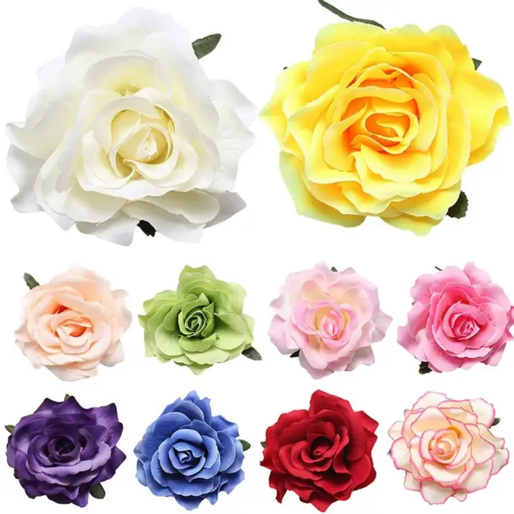 Sissi Bridal Rose Flower Hairpin Brooch Wedding Bridesmaid Party