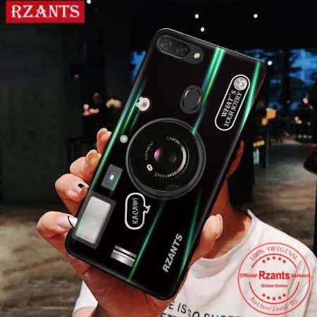 Rzants สำหรับ เคส OPPO F9,Realme 2 Pro เคสโทรศัพท์ เคสมือถือ Case【Camera】Lovely Cute Tempered Glass Glare light Hard Back Phone Casing