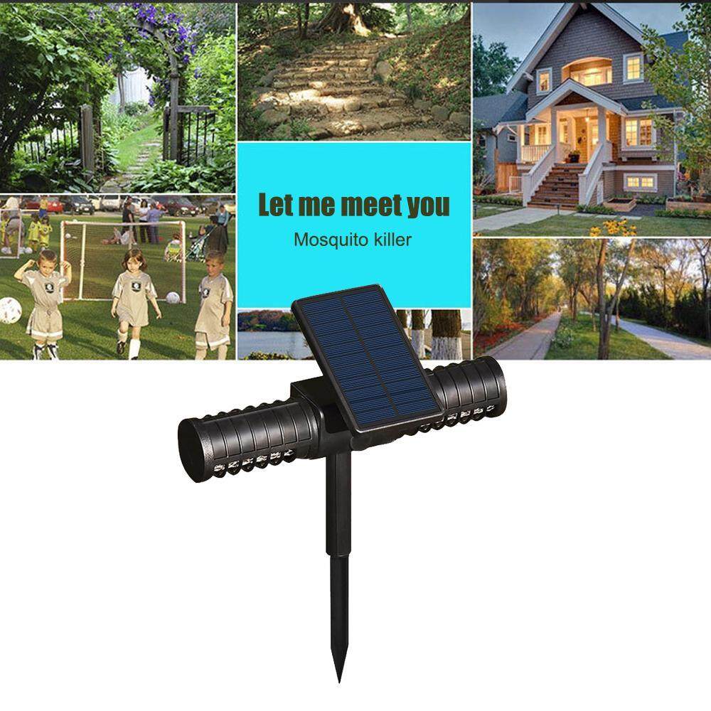 BuyBowie Solar Outdoor Mosquito Killer Lamp,Waterproof Portable with Light Sensor Mosquito Killer,Wireless Security Outdoor Insect Killer Lamp/Solar Garden Lights.