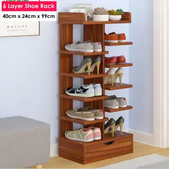 Nava Diy Home Shoe Organizer Rack Multipurpose Wooden Shoe Rack