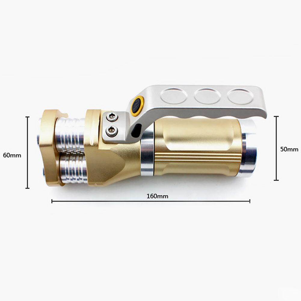 Sạc USB Cắm Trại Ngoài Trời Handhold Chống Nước Đèn Pha Tìm Kiếm Đèn Trợ Sáng