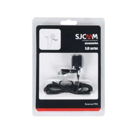 Original SJCAM SJ8 Series อุปกรณ์เสริมประเภท C ไมโครโฟนภายนอกสำหรับ SJ8 Pro/PLUS/Air กล้องกีฬา