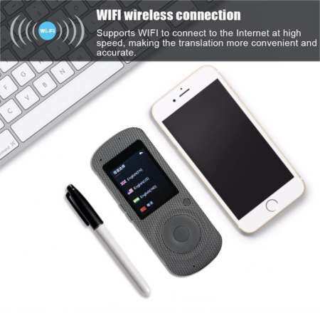 Intelligent Translator Portable Intelligent Real Time WIFI Voice Translator 16 Language Multilingual Travel Translator - intl