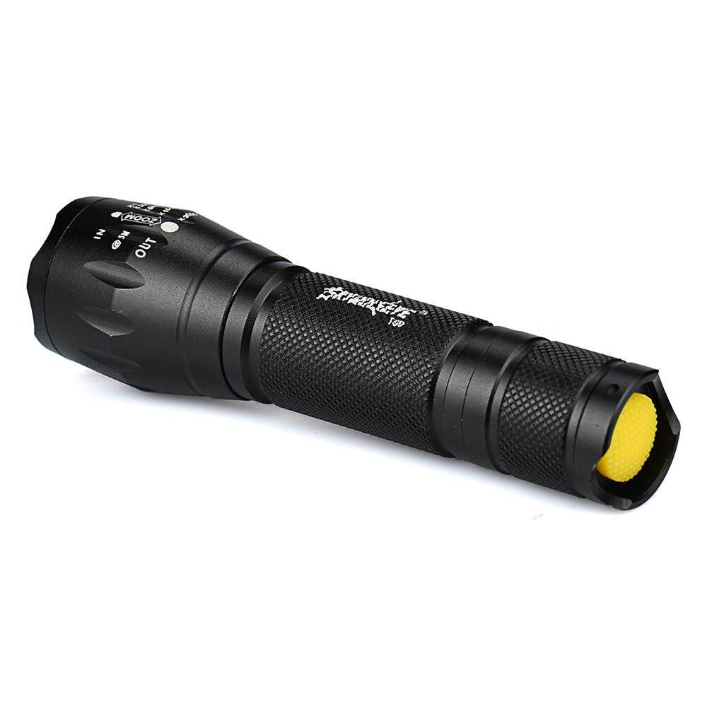 Tactical T6 Zoomable LED Flashlight X800 G700 Charger Torch Lamp