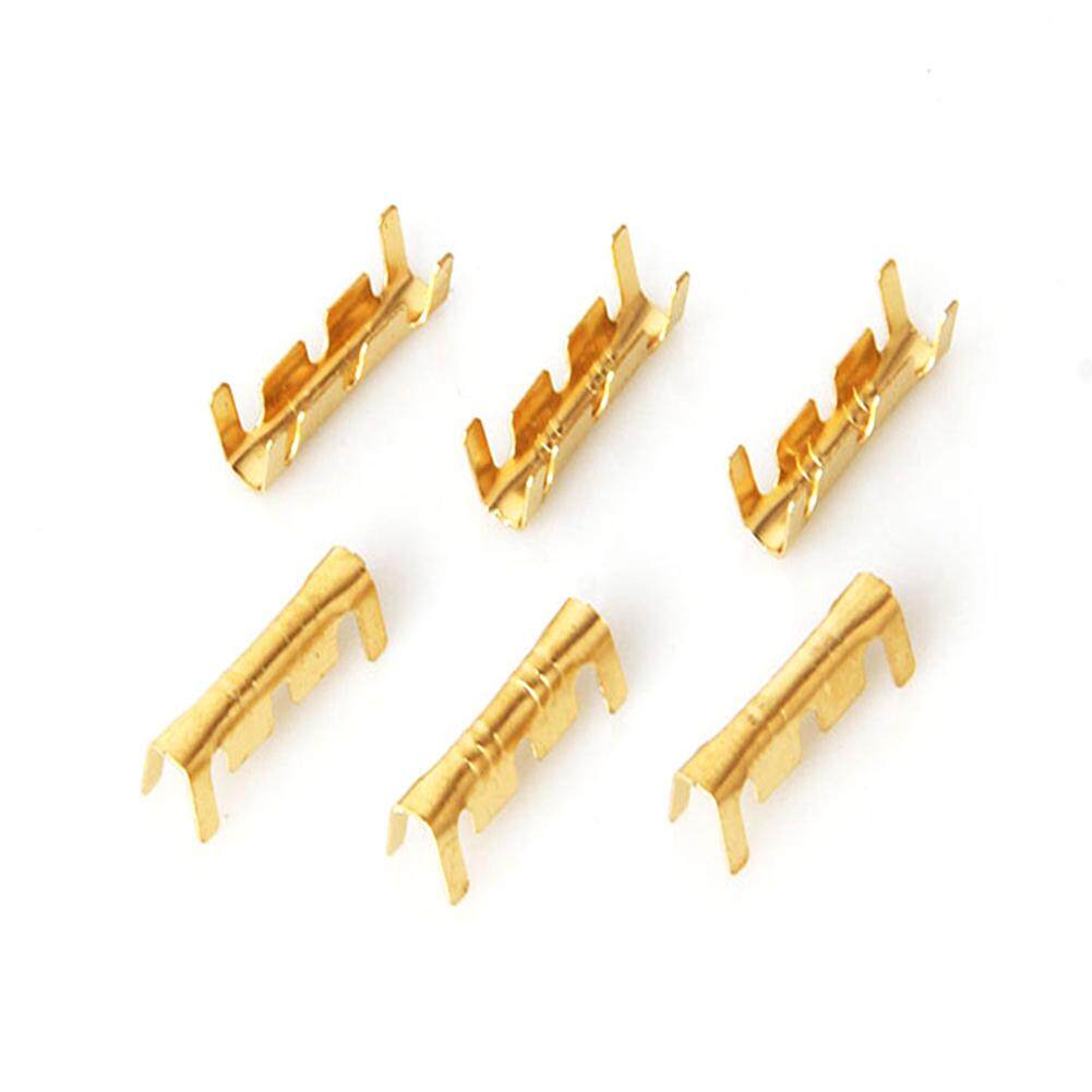 100PCS BRASS CRIMP TERMINALS WIRING DOCKING CONNECTOR LINE PRESSING HUMBLE