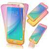 For Samsung Galaxy J7 Pro/ J730 Gradient Color Transparent 360 Degree Full Body Front and Back Non-slip Soft TPU Case - intl : image For Samsung Galaxy J7 Pro/ J730 Gradient Color Transparent 360 Degree Full Body Front and Back Non-slip Soft TPU Case - intl