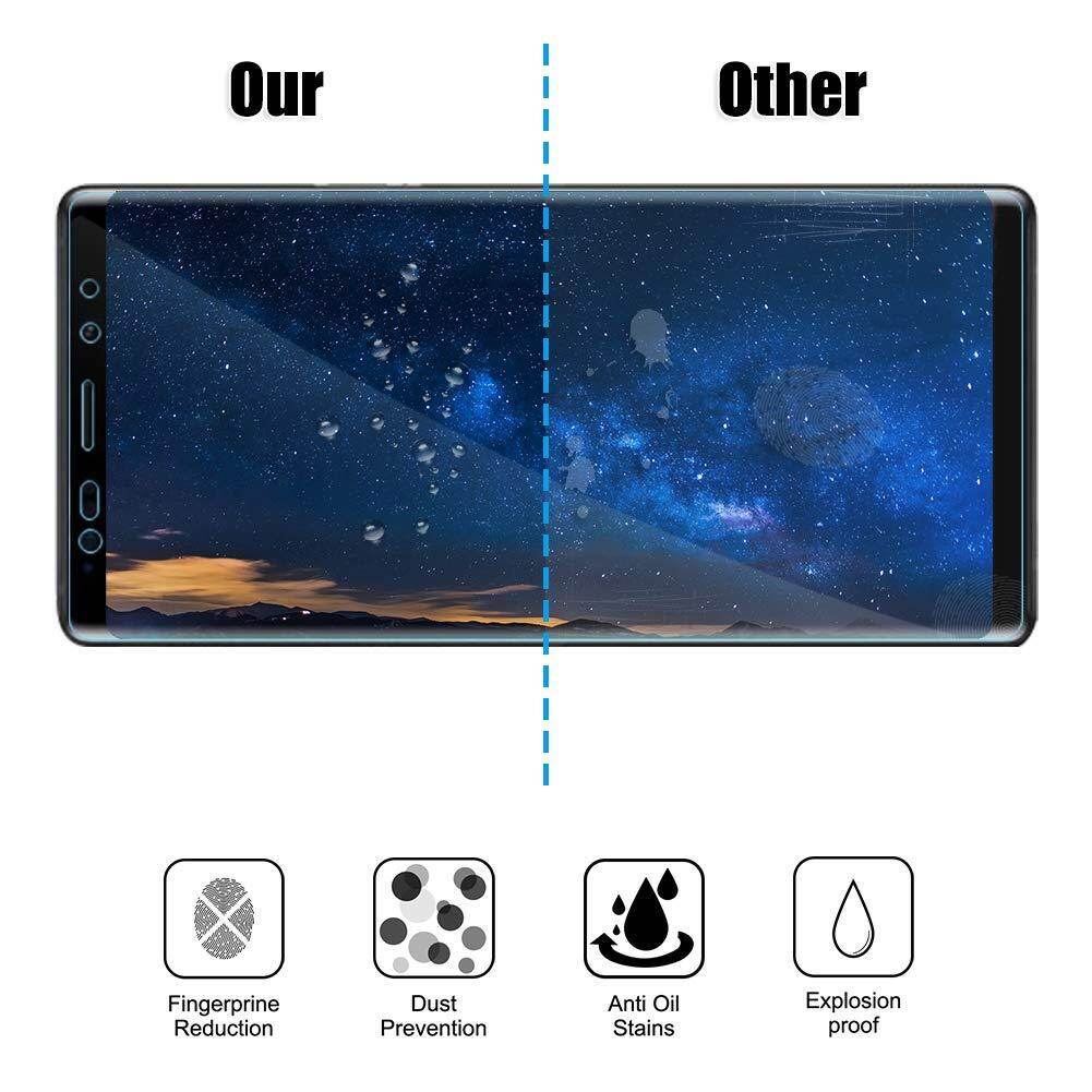 LUOWAN 3 Pack For Samsung Galaxy Note 9  PET Screen Protector HD Full Coverage-Clear