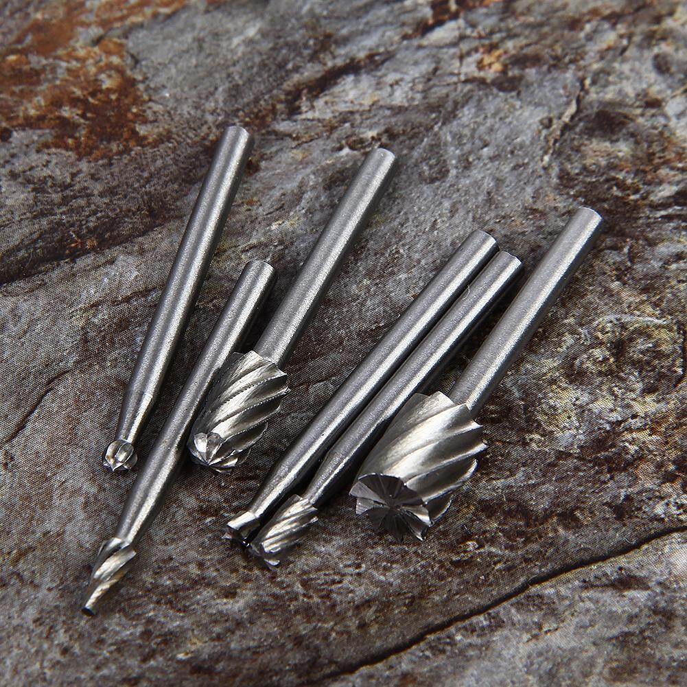 6Pcs HSS Router Bits Set   for  Dremel Grinding Carving Shaping Rotary Tools