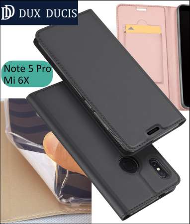DUX DUCIS พลิกเคสหนังเคสมือถือสุดหรูกระเป๋าสตางค์กระเป๋าโทรศัพท์สำหรับ Xiaomi Redmi หมายเหตุ 5 Pro DUX DUCIS พลิกเคสหนังเคสมือถือสุดหรูกระเป๋าสตางค์กระเป๋าโทรศัพท์สำหรับ Xiaomi Redmi หมายเหตุ 5 Pro