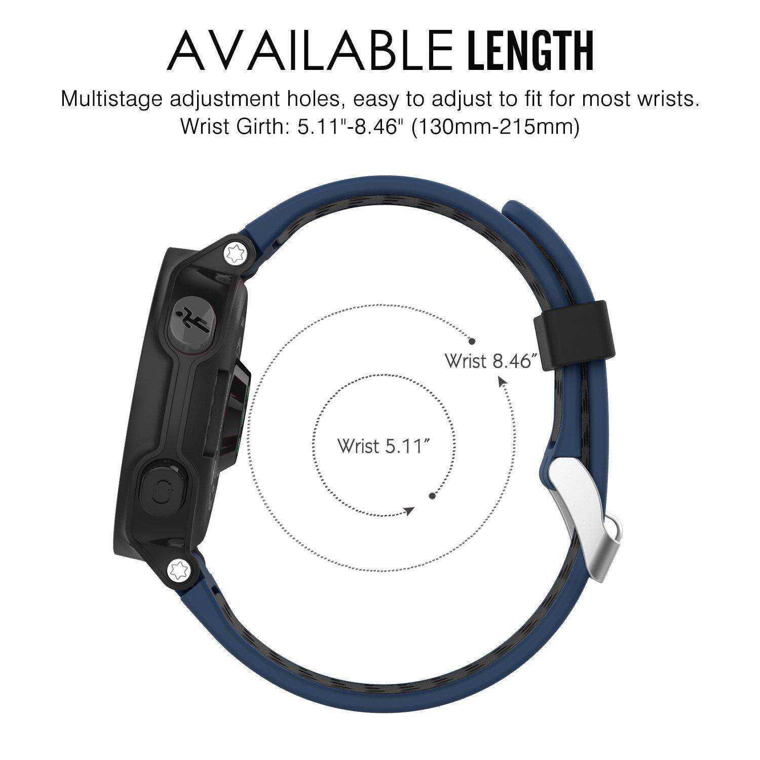 Garmin Forerunner 235 Watch Straps, Soft Silicone Replacement