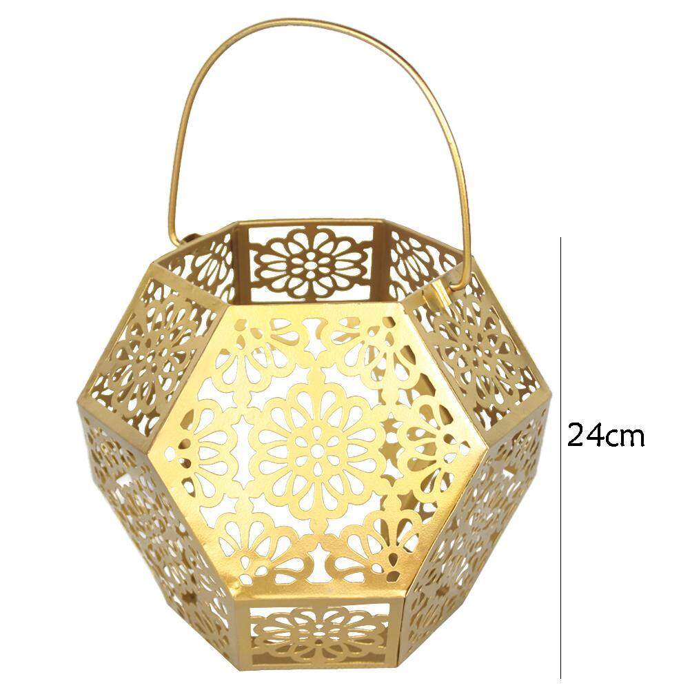 Newlifestyle Outdoor Retro Solar Hanging LED Light Candle Lantern Garden Yard Decor Lamp - intl(Gold)