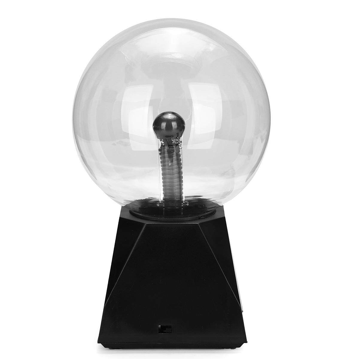 Plasma Ball Touch Black Base USB Sphere Lightning Lamp Light Party Magic 5\" - intl