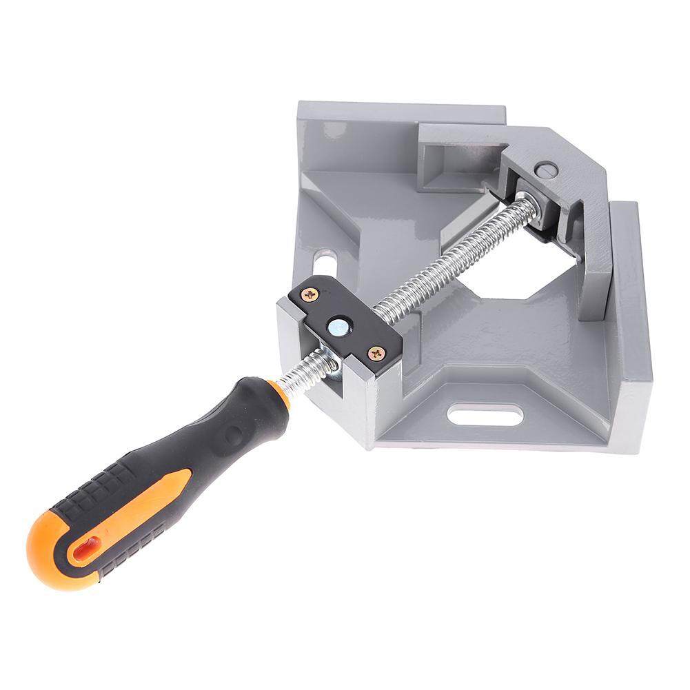 Aluminum Alloy Adjustable Single Handle Right Angle Clamp Carpenter Clip Woodwork Engineering Welding Tool - intl