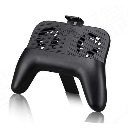 G2 ชาร์จเกมจับพัดลมระบายความร้อนหม้อน้ำจอยหนีบโทรศัพท์มือถือสีดำ