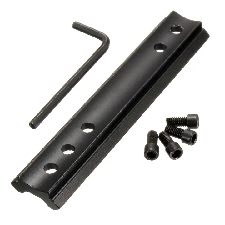 USA 11mm To 20mm Picatinny Rail Adapter 100mm Extend Dovetail Scope Mount
