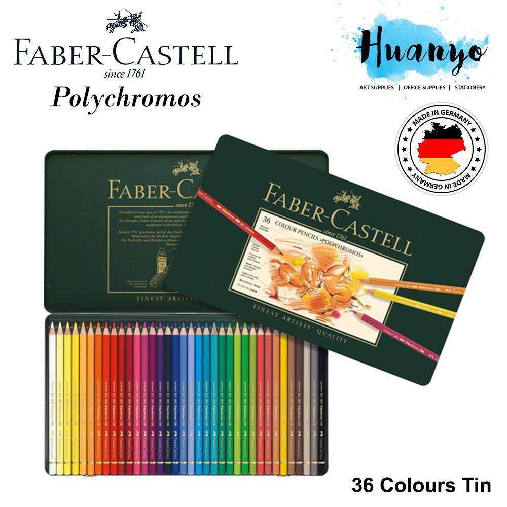 Faber-Castell Polychromos Artist Colour Pencil Tin (Colours of 36
