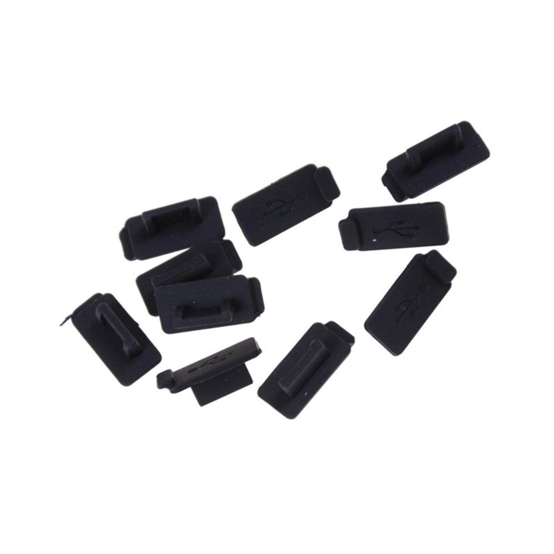 Durable Black PC Laptop USB Plug Cover Stopper Rubber Soft Silicon Dust Cap