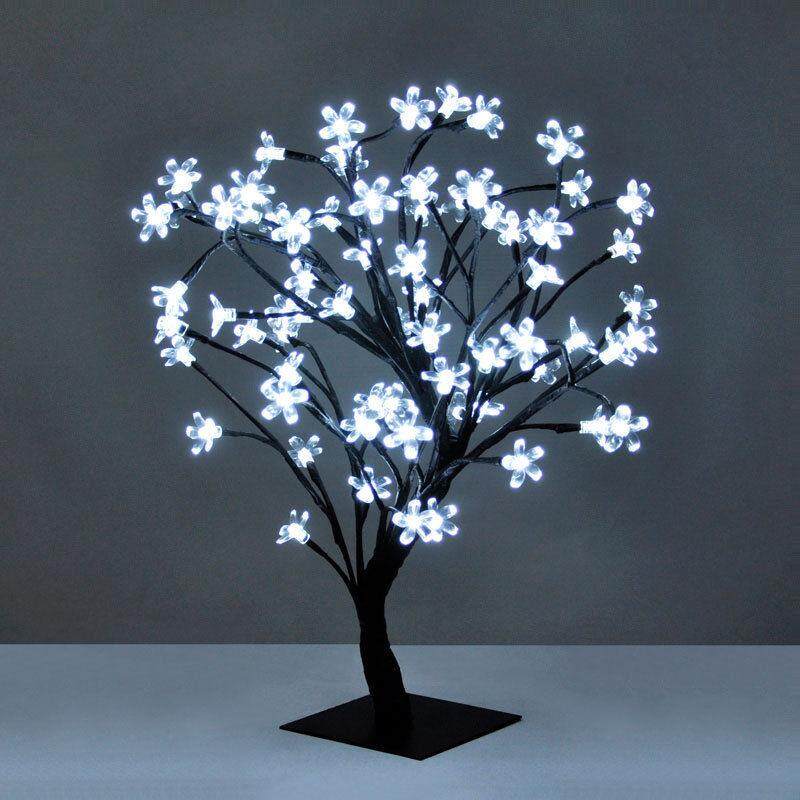 45cm Led Cherry Blossom Bonsai Sakura Tree With 72 Led Fairy