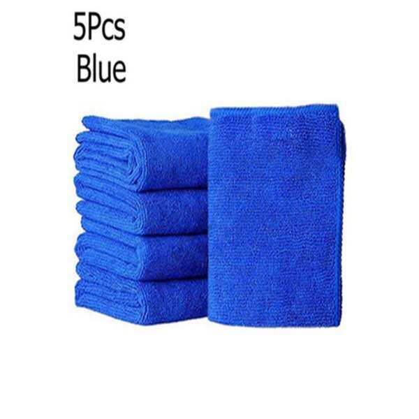 5/Soft Auto Car Microfiber Wash Cloth Cleaning Towels Hair Drying Duster QTY:5PCS - intl