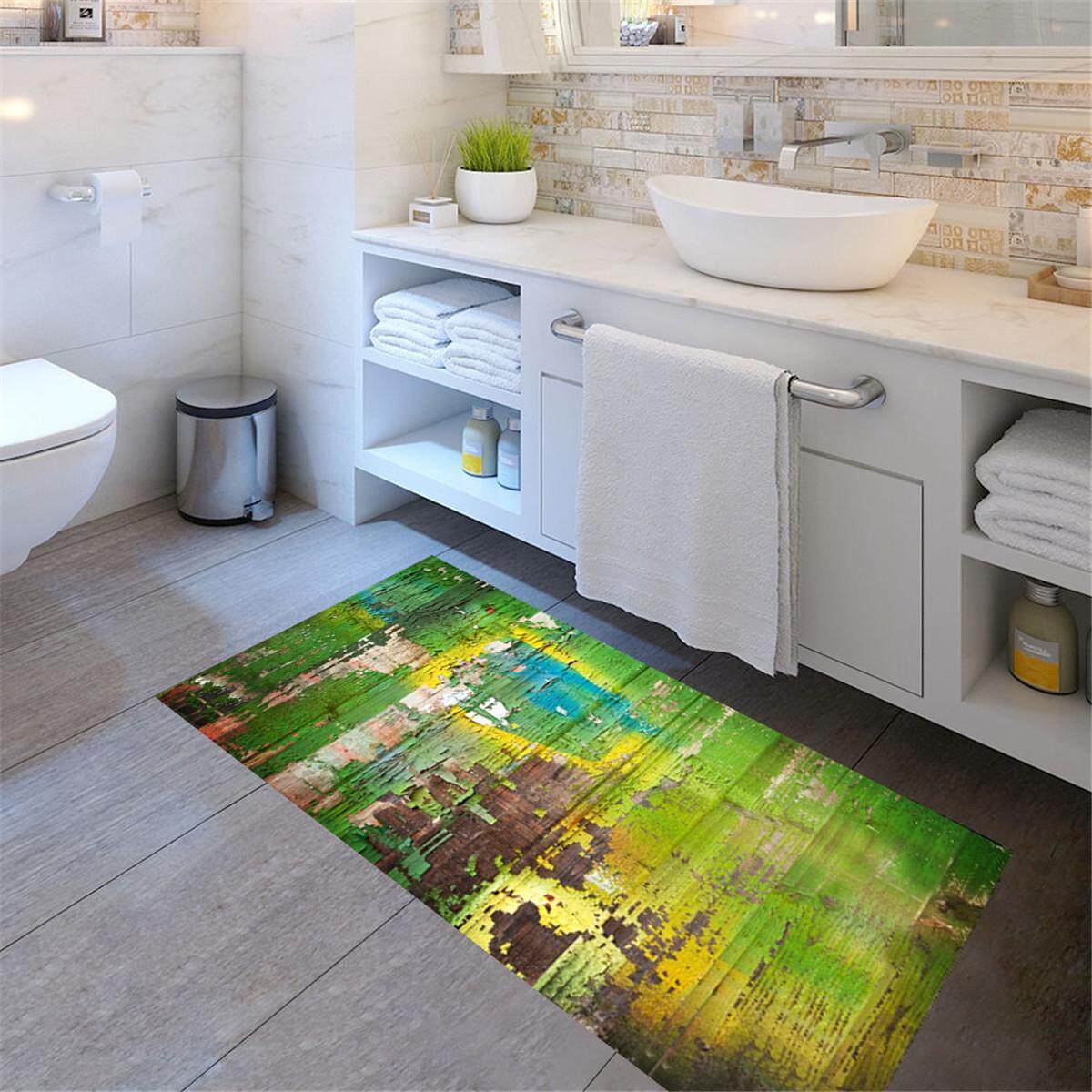 Self Adhesive Tile Floor Wall Sticker 3D Decal DIY Floor Kitchen Home Room Decor