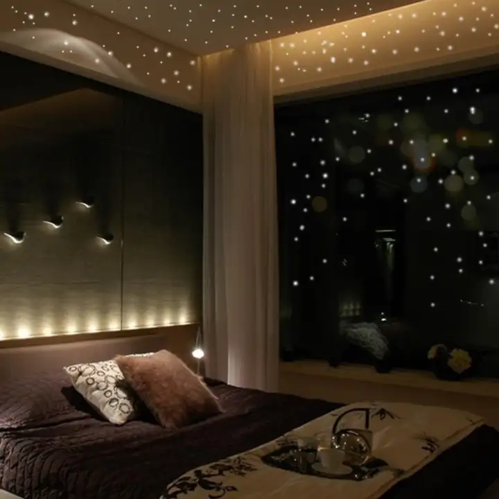 Glow In The Dark Star Wall Stickers 252 Dots And Moon Starry Sky