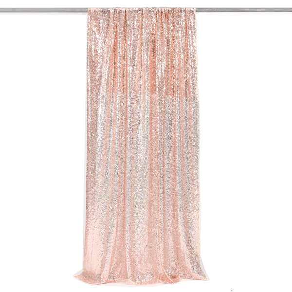 Rose Gold Sequin Photography Backdrop Sequin Background Sequin Curtain - intl