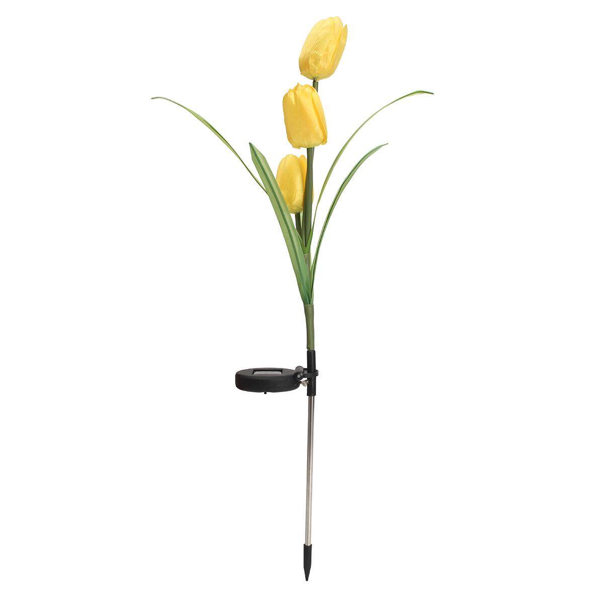 Điện năng lượng mặt trời Hoa Tulip Vườn Hoa Cổ Phần Của Phong Cảnh Đèn Ngoài Trời Sân LED