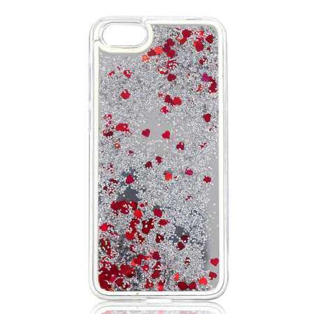 For Huawei Y5 2018 / Huawei Y5 Prime 2018 / Huawei Honor 7S Electroplate Mirror Glitter Bling Sparkly Clear Quicksand Cover Resilient Shock Absorption Drop Protection Bumper Soft TPU Phone Case