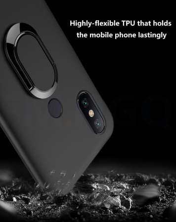 ผู้ถือแหวนเคสสำหรับ Xiaomi MAX 3 หรูหราบางเฉียบรถแม่เหล็กยึดโทรศัพท์ปลอกซิลิโคนสำหรับ Xiaomi MI MAX 3 ที่อยู่อาศัยท่อ
