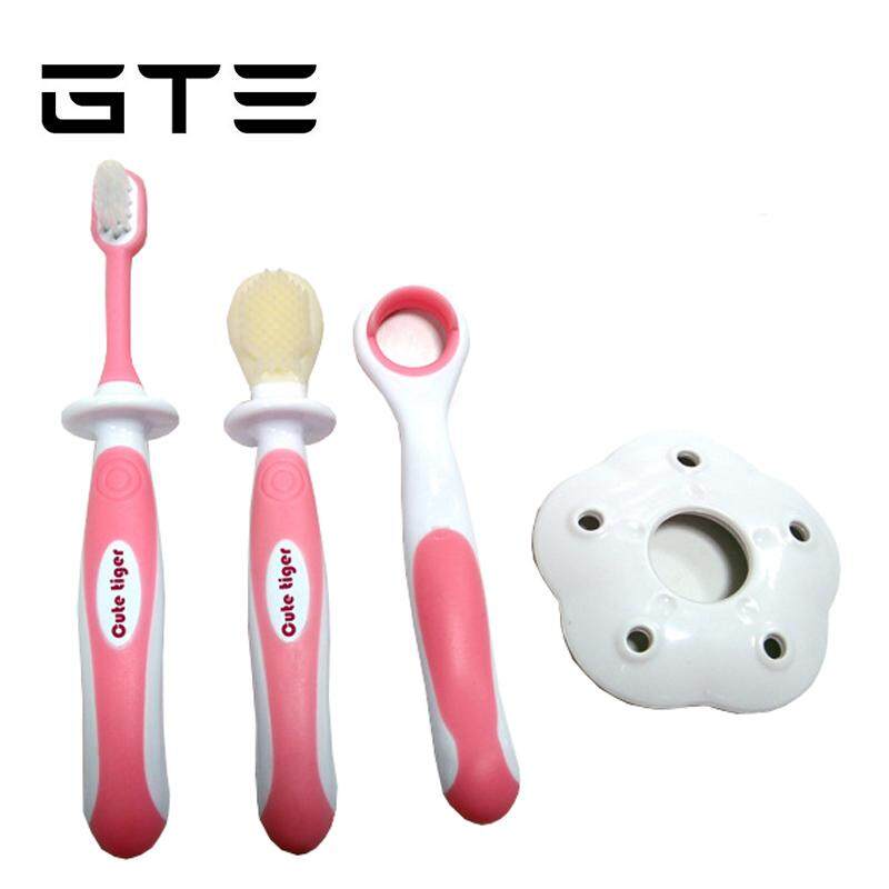GTE Baby Care Toothbrush Baby Tongue Cleaning Brush Baby Silicone Toothbrush - Fulfilled by GTE SHOP