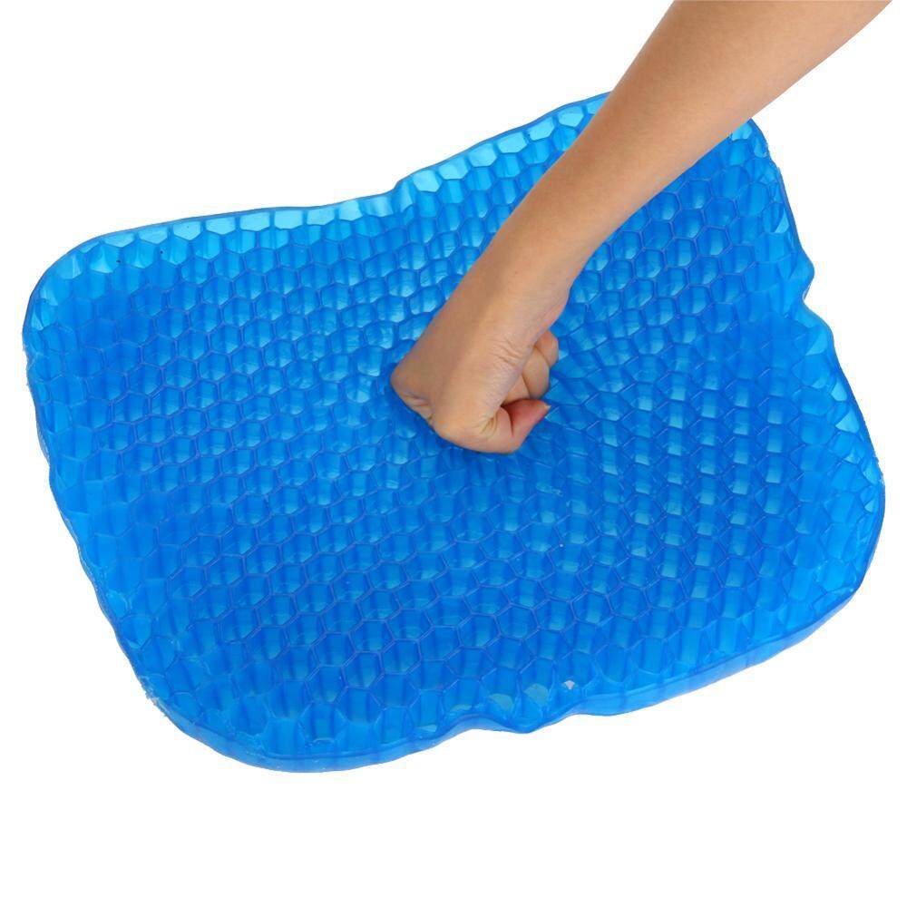 Gel Seat Cushion Back Office Travel Massage Pad Breathable Elastic Support Seats