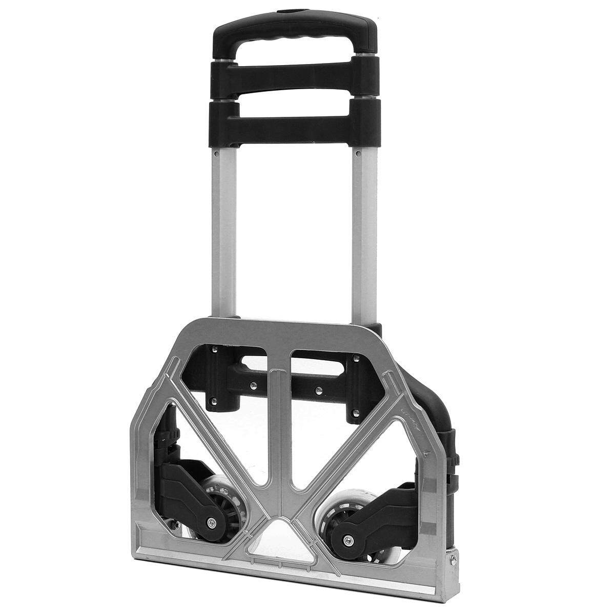 80Kg Heavy Duty Folding Hand Sack Industrial Trolley Cart Warehouse Car Truck black