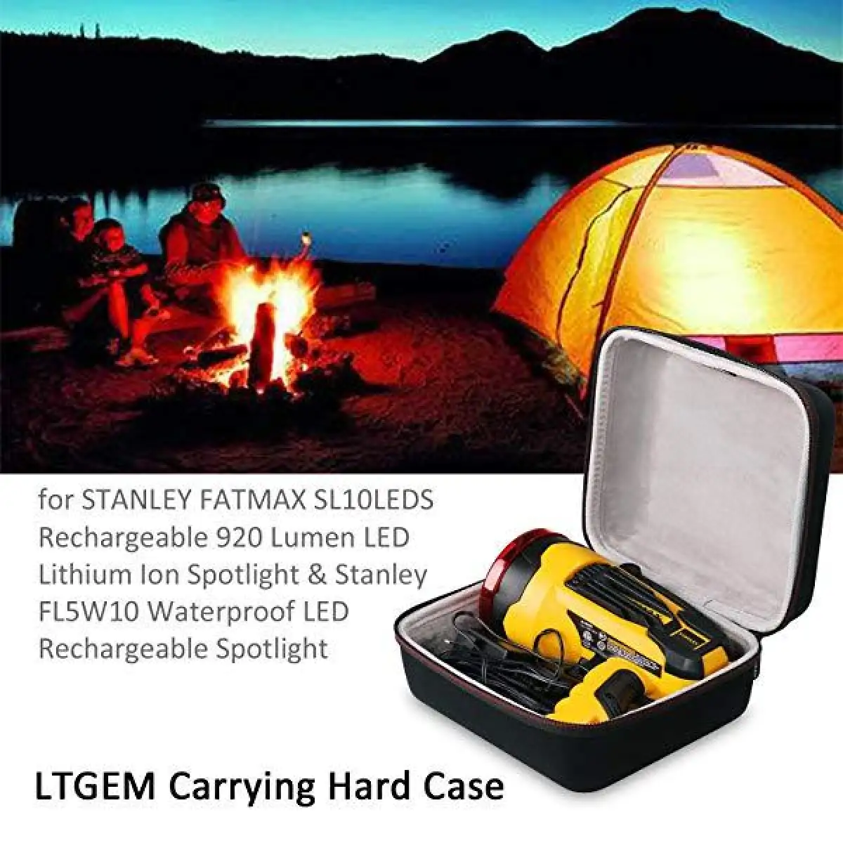 Caseling Hard Case for Stanley SL10LEDS LED Spotlight.