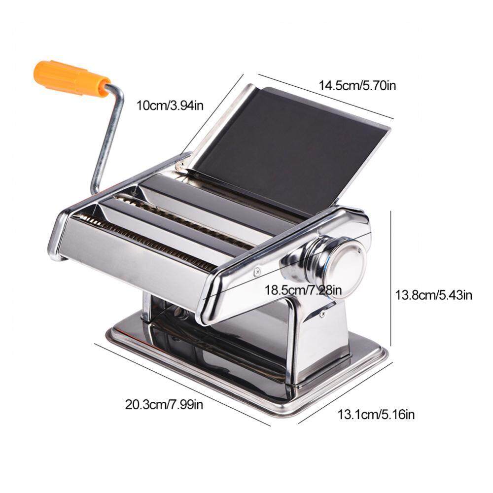 Stainless Steel Household Pasta Making Machine Manual Noodle Maker Spaghetti Hand Cutter - intl