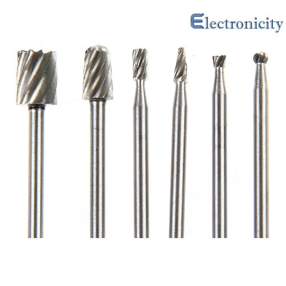 6Pcs HSS Router Bits Set   for  Dremel Grinding Carving Shaping Rotary Tools