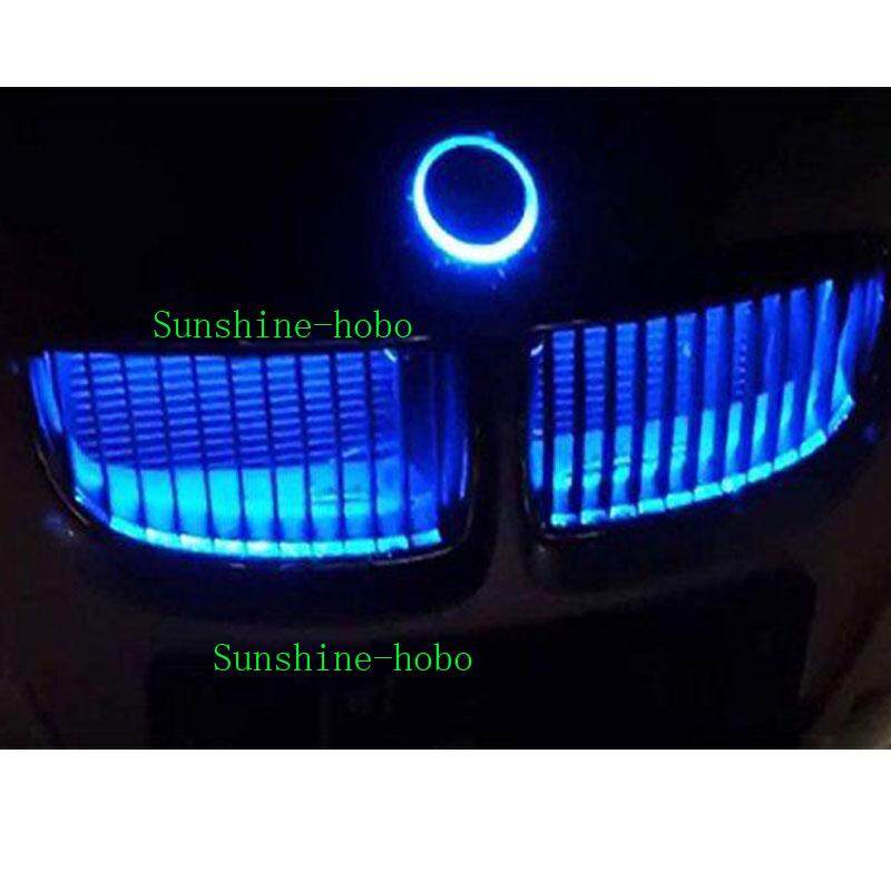 1 Pcs Blue 12V 82mm Emblem LED Background Light For BMW 3 5 7 X3 X5 X6 Z4 Series
