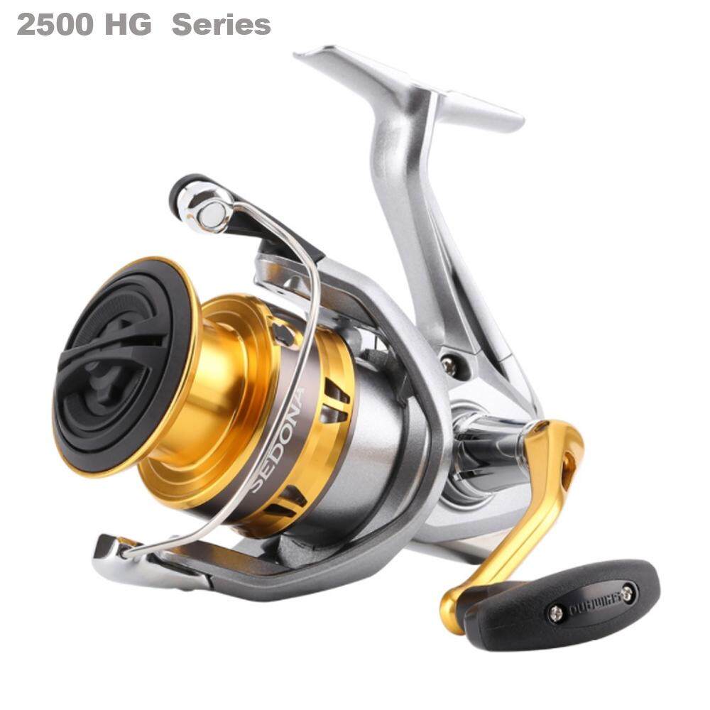 Asli SHIMANO Sedona Fi 1000 2500 2500hg C3000HG 4000XG C5000XG Berputar Reel Pancing Dalam Cup 4BB Hagane Gear Saltewater (Deep abu-abu)