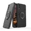 Hard ซิลิคอนเกราะแหวนโลหะแม่เหล็กที่ยึดโทรศัพท์ในรถเคสโทรศัพท์ TPU + PC ฝาหลังสำหรับ Huawei P20 Pro