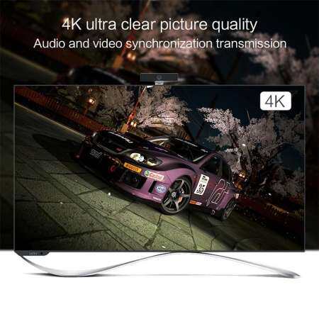 Hiqueen USB-C 3.1 Type C to HDMI Cable Support 4k Converter Adapter Cable for Galaxy note8 S8 HDTV Computer PC Macbook