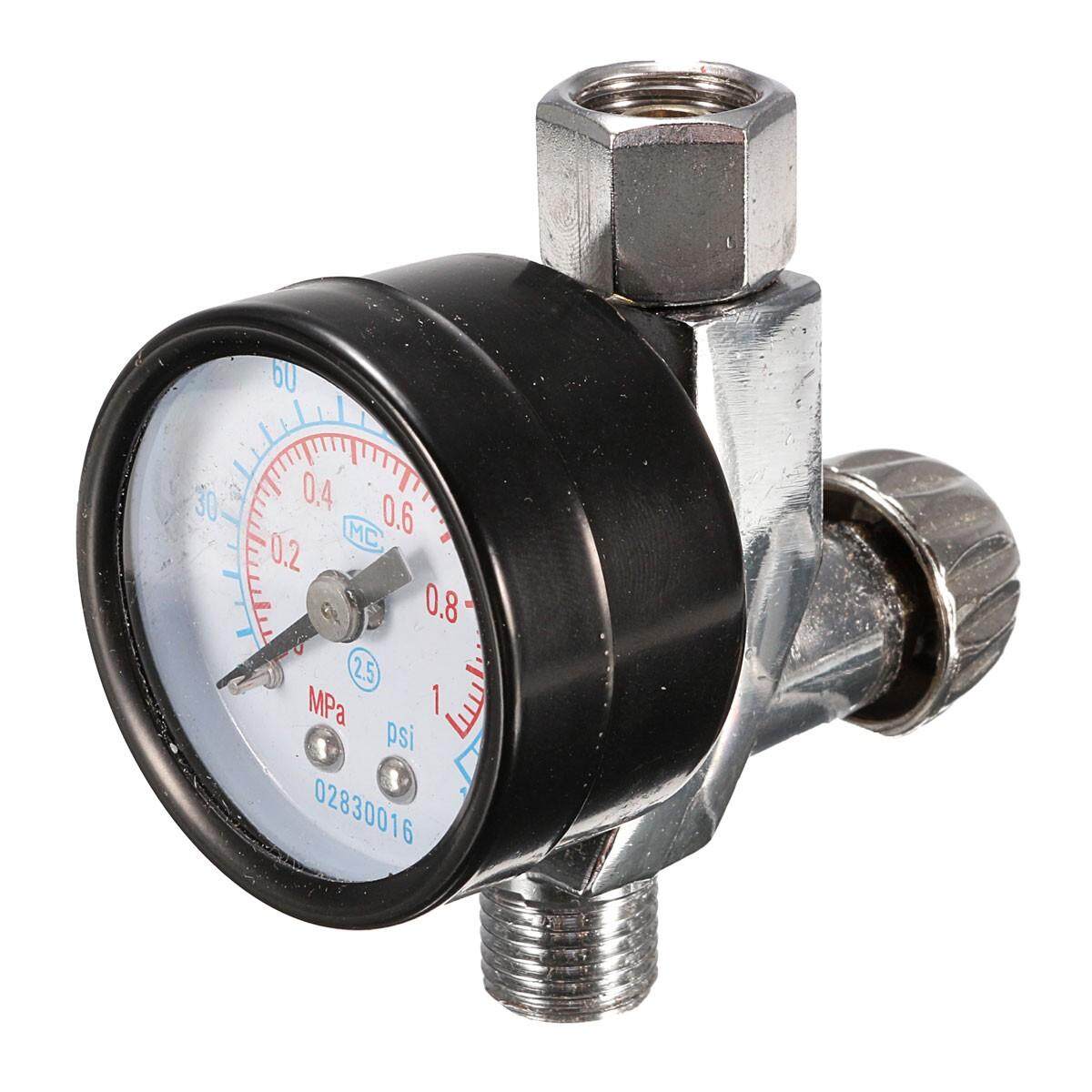 รีวิว 1/4inch Adjustable Air Regulator Dial Pressure Gauge HVLP Spray ...