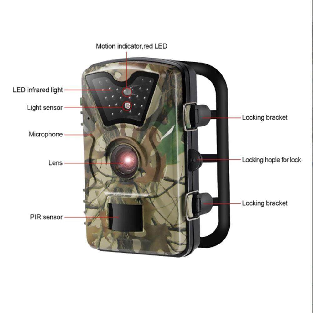 yydsop 1080P Trail Camera Wildlife Game Camera For Wildlife Monitoring And Home Security,battery Is Not Included