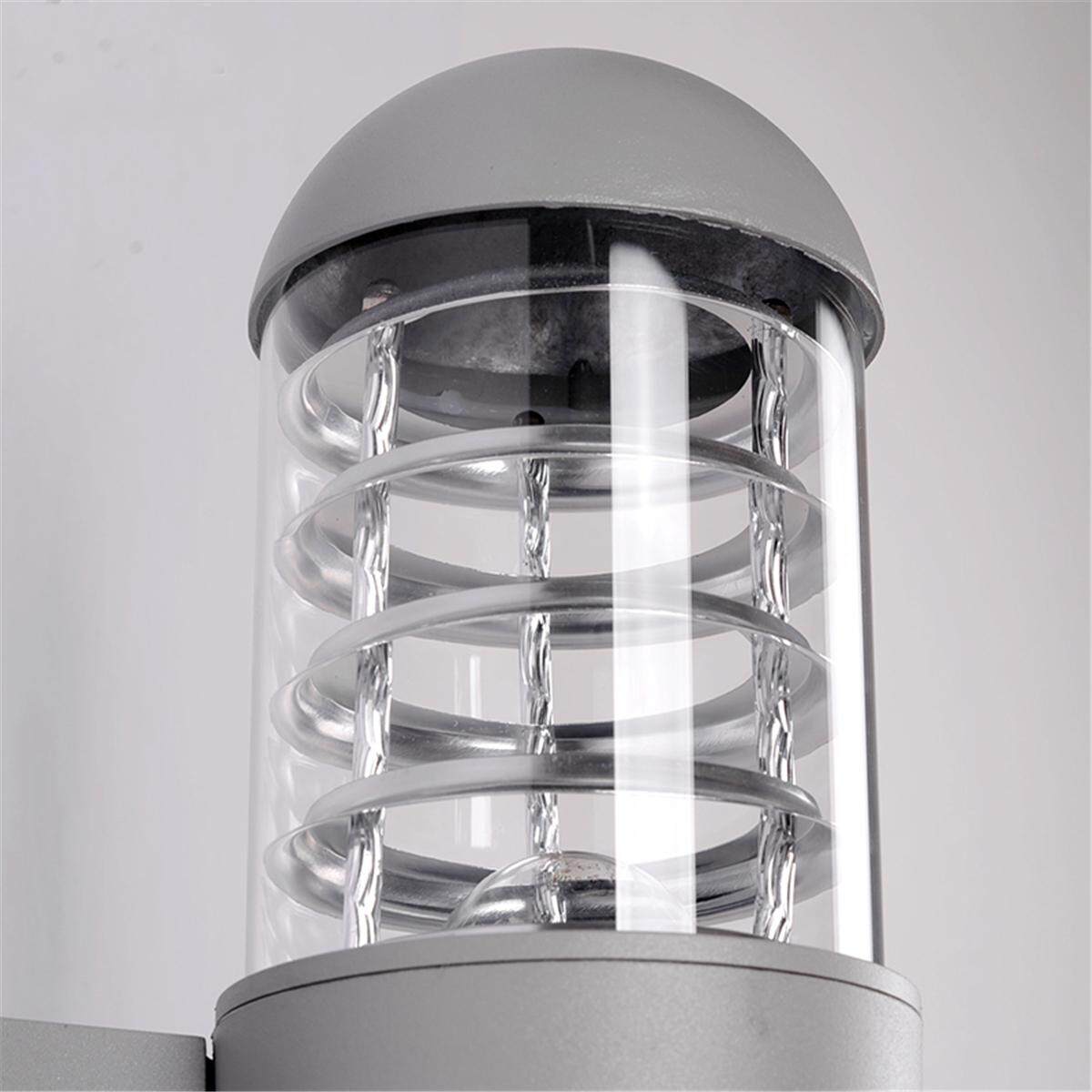 (photo)New LED Outdoor Wall Sconce Up&Down Lamp Waterproof Light Fixture Garden Patio # Grey - intl