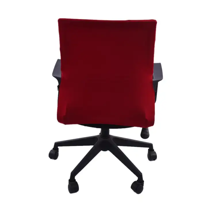 Ryt Siamese Office Chair Cover Swivel Computer Armchair Protector Executive Task Slipcover Internet Bar Back Seat